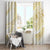 Samoa Lotu Tamaiti Gold Window Curtain Teuila Tatau - Polynesian Pride