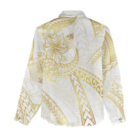Samoa Lotu Tamaiti Gold Women Casual Shirt Teuila Tatau LT7 - Polynesian Pride