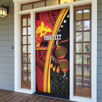 Papua New Guinea Independence Personalised Door Cover PNG Bagi and Lime Pot LT7 - Polynesian Pride