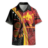Papua New Guinea Independence Personalised Kid Hawaiian Shirt PNG Bagi and Lime Pot LT7 - Polynesian Pride