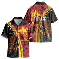 Papua New Guinea Independence Personalised Kid Hawaiian Shirt PNG Bagi and Lime Pot LT7 - Polynesian Pride