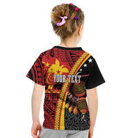 Papua New Guinea Independence Personalised Kid T Shirt PNG Bagi and Lime Pot LT7 - Polynesian Pride