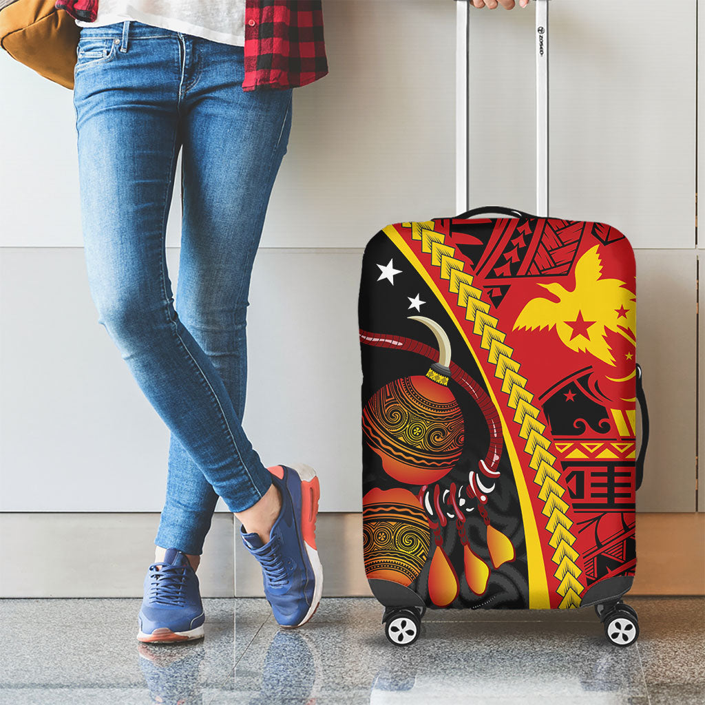 Papua New Guinea Independence Luggage Cover PNG Bagi and Lime Pot LT7 - Polynesian Pride