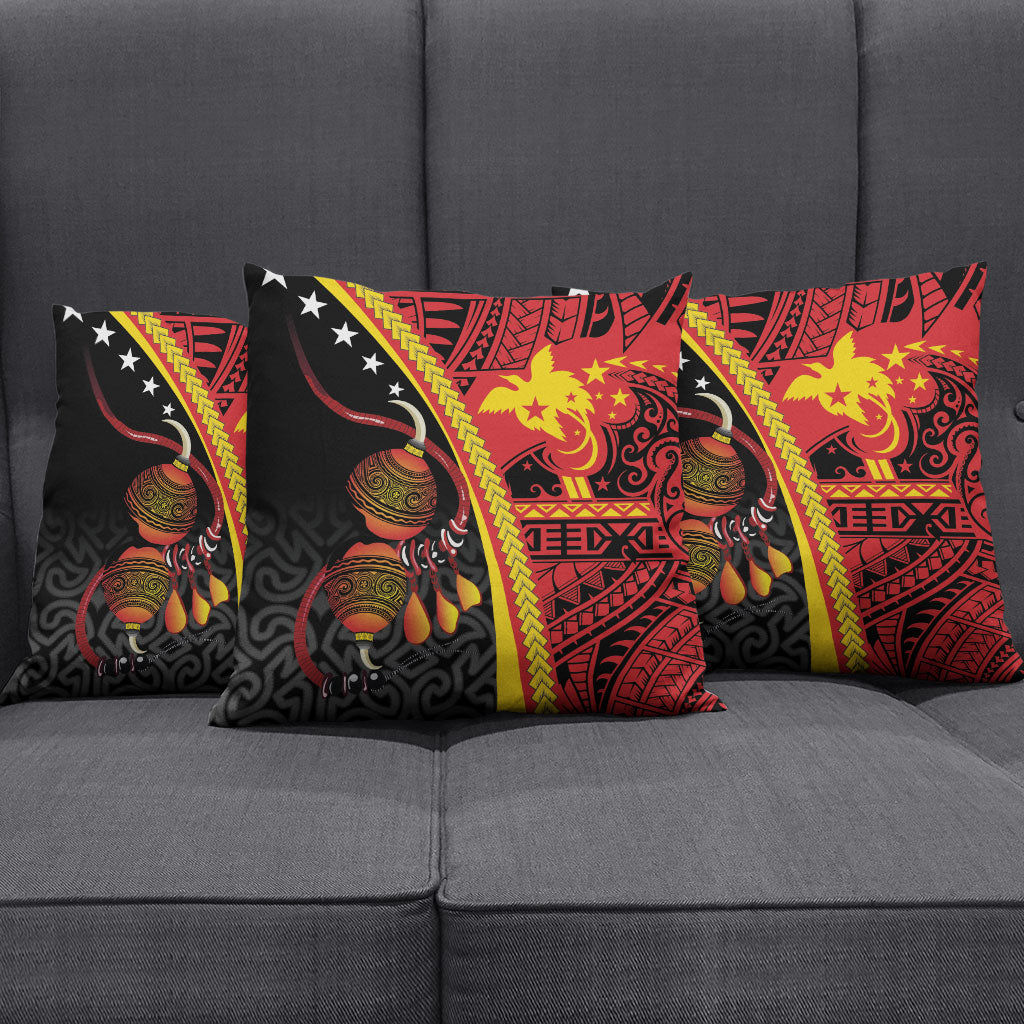 Papua New Guinea Independence Pillow Cover PNG Bagi and Lime Pot LT7 - Polynesian Pride