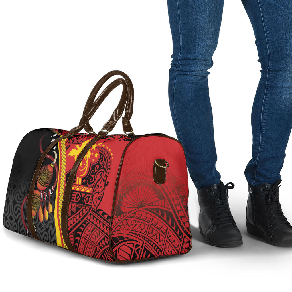 Papua New Guinea Independence Travel Bag PNG Bagi and Lime Pot LT7 - Polynesian Pride