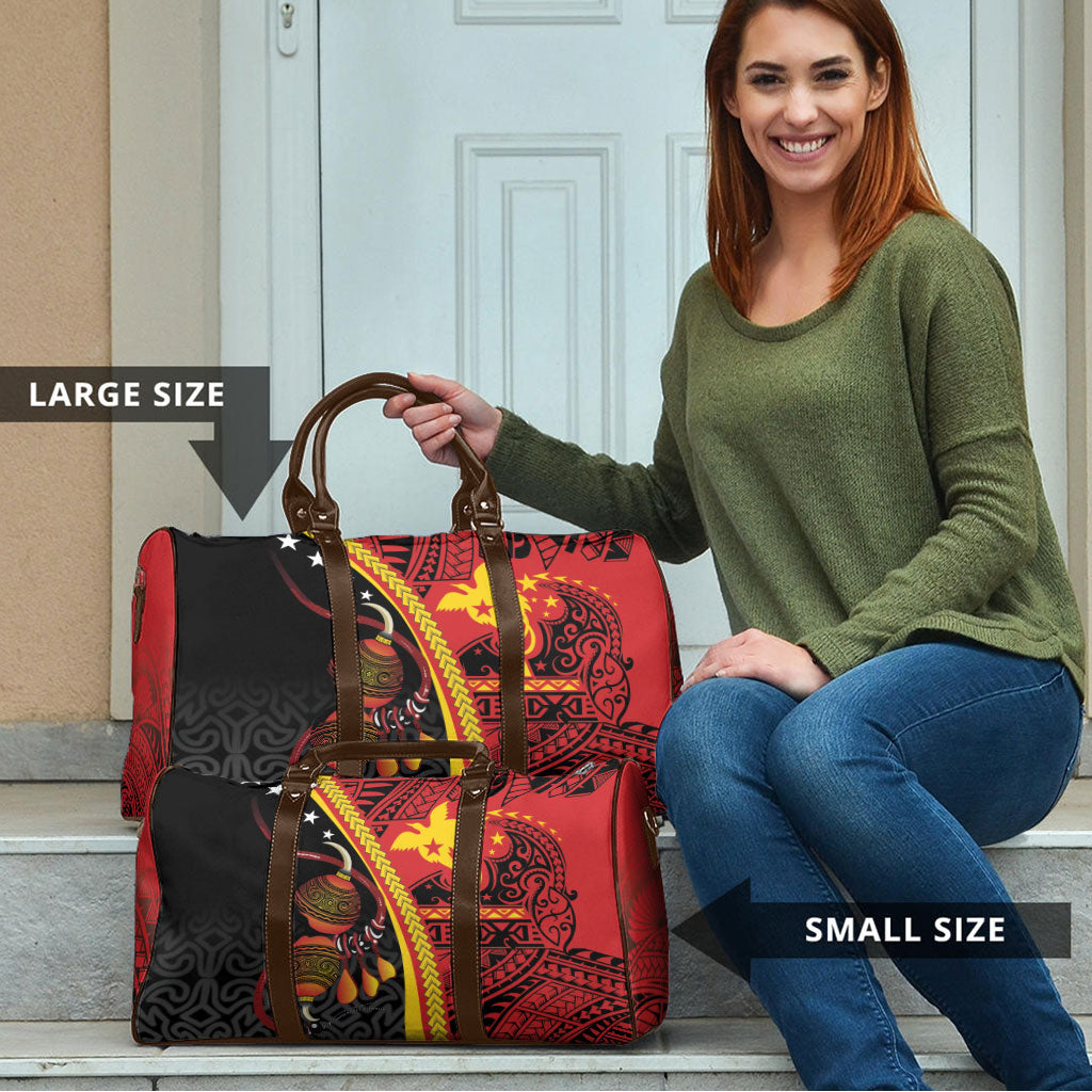 Papua New Guinea Independence Travel Bag PNG Bagi and Lime Pot LT7 - Polynesian Pride