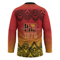Papua New Guinea 1975 To The Future Personalised Hockey Jersey Sepik Masks LT7 - Polynesian Pride