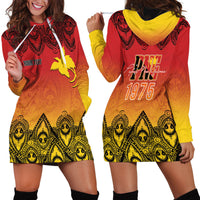 Papua New Guinea 1975 To The Future Personalised Hoodie Dress Sepik Masks LT7 - Polynesian Pride