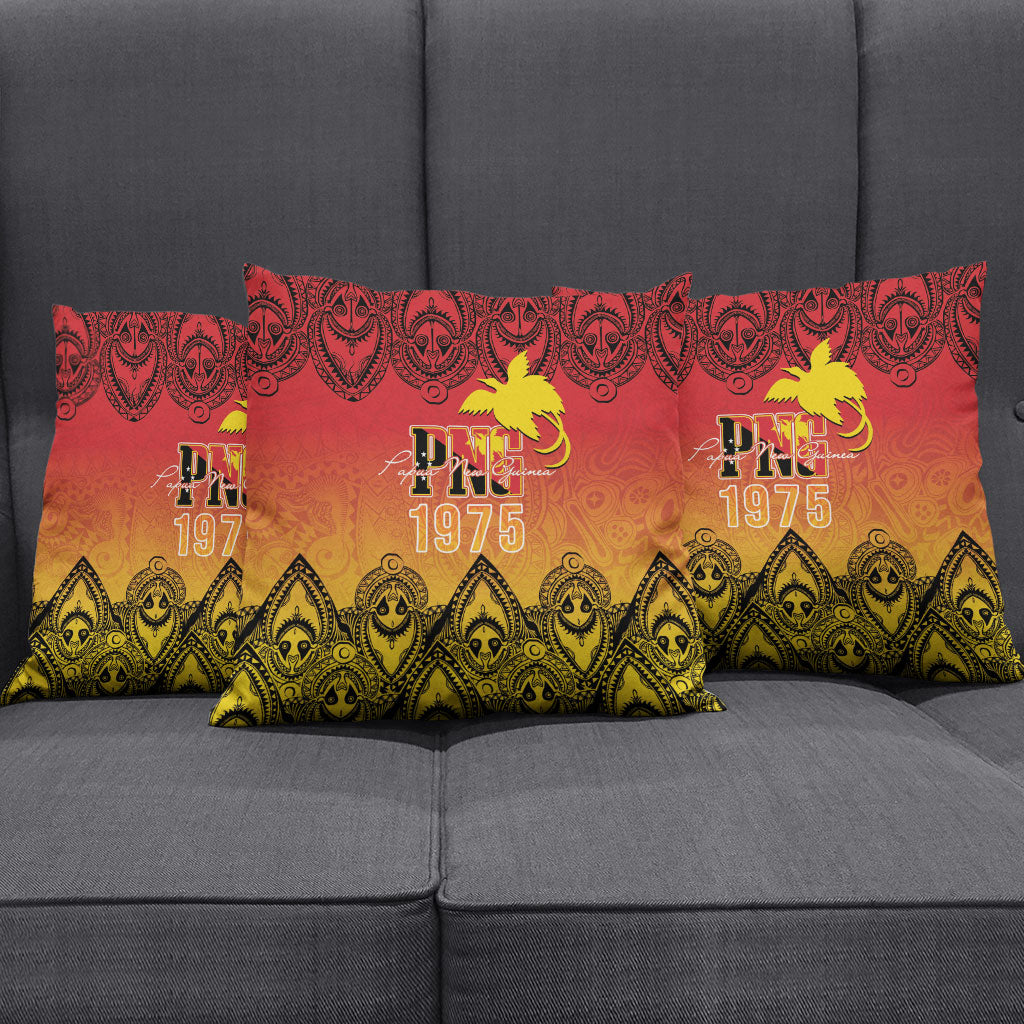 Papua New Guinea 1975 To The Future Pillow Cover Sepik Masks LT7 - Polynesian Pride