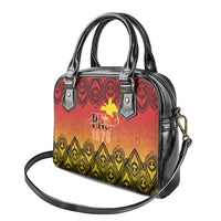 Papua New Guinea 1975 To The Future Shoulder Handbag Sepik Masks LT7 - Polynesian Pride