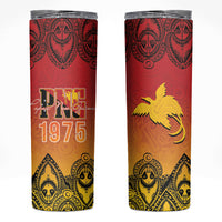 Papua New Guinea 1975 To The Future Skinny Tumbler Sepik Masks LT7 Red - Polynesian Pride