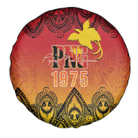 Papua New Guinea 1975 To The Future Spare Tire Cover Sepik Masks LT7 - Polynesian Pride