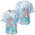 Sea Blue Polynesian Jellyfish Baseball Jersey Watercolor Glows - Polynesian Pride