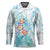Sea Blue Polynesian Jellyfish Hockey Jersey Watercolor Glows - Polynesian Pride
