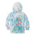 Sea Blue Polynesian Jellyfish Kid Hoodie Watercolor Glows - Polynesian Pride