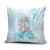 Sea Blue Polynesian Jellyfish Pillow Cover Watercolor Glows - Polynesian Pride