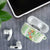 Summer Green Polynesian Jellyfish AirPods Case Watercolor Glows - Polynesian Pride