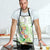 Summer Green Polynesian Jellyfish Apron Watercolor Glows - Polynesian Pride