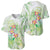 Summer Green Polynesian Jellyfish Baseball Jersey Watercolor Glows - Polynesian Pride