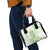Summer Green Polynesian Jellyfish Shoulder Handbag Watercolor Glows - Polynesian Pride