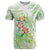 Summer Green Polynesian Jellyfish T Shirt Watercolor Glows - Polynesian Pride