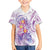 Lavender Polynesian Jellyfish Family Matching Off Shoulder Maxi Dress and Hawaiian Shirt Watercolor Glows - Polynesian Pride