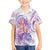 Lavender Polynesian Jellyfish Family Matching Short Sleeve Bodycon Dress and Hawaiian Shirt Watercolor Glows - Polynesian Pride