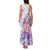Lavender Polynesian Jellyfish Family Matching Tank Maxi Dress and Hawaiian Shirt Watercolor Glows - Polynesian Pride