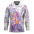 Lavender Polynesian Jellyfish Hockey Jersey Watercolor Glows - Polynesian Pride