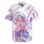 Lavender Polynesian Jellyfish Rugby Jersey Watercolor Glows - Polynesian Pride