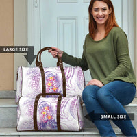 Lavender Polynesian Jellyfish Travel Bag Watercolor Glows LT7 - Polynesian Pride