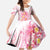 Rose Pink Polynesian Jellyfish Family Matching Off Shoulder Maxi Dress and Hawaiian Shirt Watercolor Glows - Polynesian Pride