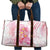 Rose Pink Polynesian Jellyfish Travel Bag Watercolor Glows - Polynesian Pride