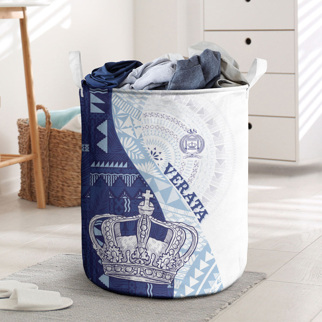 Queen Victoria School Fiji Vulinitu Verata House Laundry Basket Masi Tapa