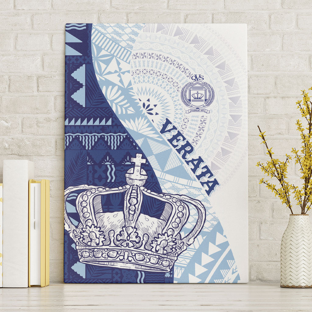 Queen Victoria School Fiji Vulinitu Verata House Canvas Wall Art Masi Tapa