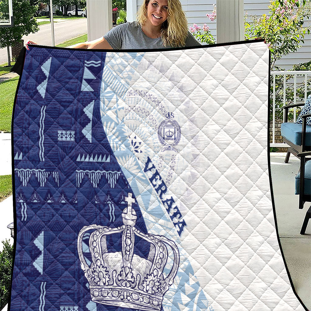 Queen Victoria School Fiji Vulinitu Verata House Quilt Masi Tapa