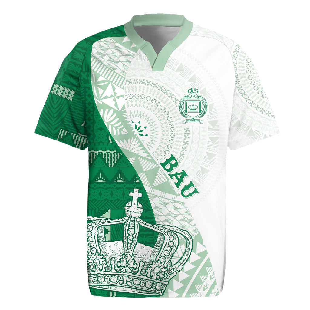 Queen Victoria School Fiji Vulinitu Bau House Rugby Jersey Masi Tapa