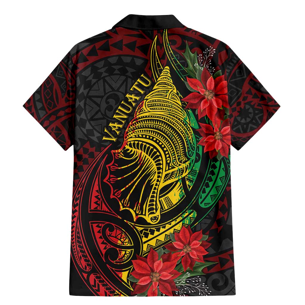 Vanuatu Meri Krismas Family Matching Mermaid Dress and Hawaiian Shirt Conch Shell Tribal Art LT7 - Polynesian Pride