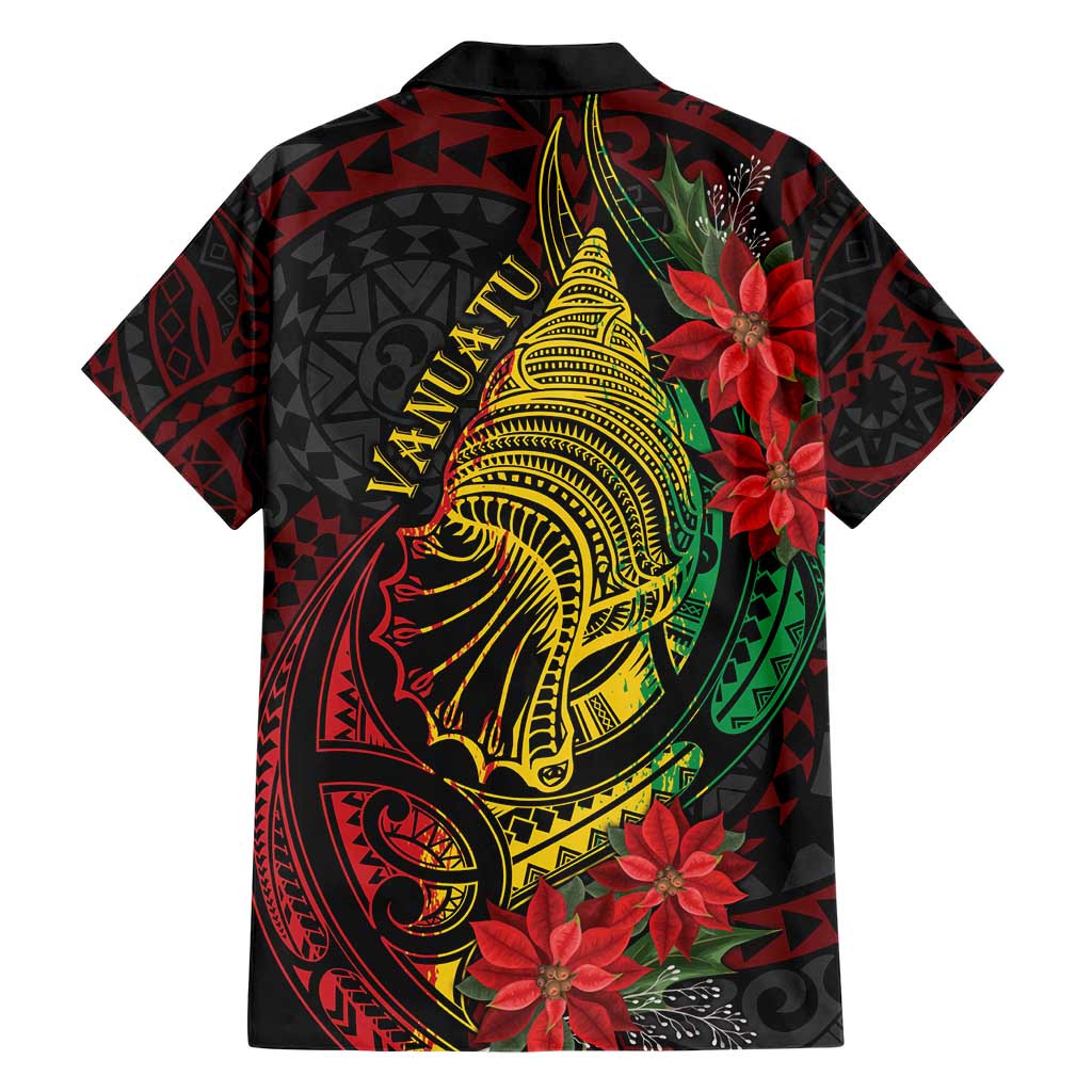 Vanuatu Meri Krismas Hawaiian Shirt Conch Shell Tribal Art LT7 - Polynesian Pride