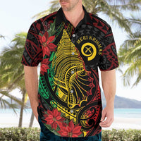 Vanuatu Meri Krismas Hawaiian Shirt Conch Shell Tribal Art LT7 - Polynesian Pride