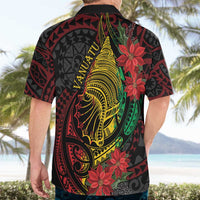 Vanuatu Meri Krismas Hawaiian Shirt Conch Shell Tribal Art LT7 - Polynesian Pride
