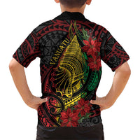 Vanuatu Meri Krismas Hawaiian Shirt Conch Shell Tribal Art LT7 - Polynesian Pride