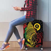 Vanuatu Meri Krismas Luggage Cover Conch Shell Tribal Art