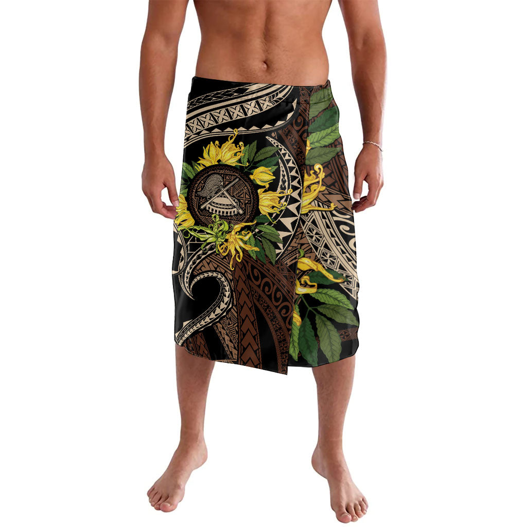 Samoa Moso'oi Flowers Tatau Lavalava Festive Tapa Brown LT7 Brown - Polynesian Pride