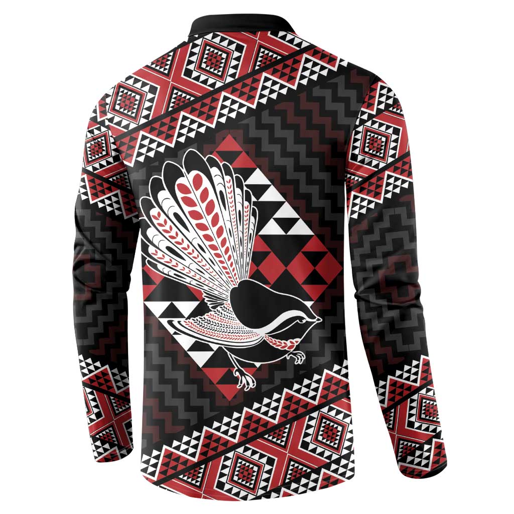 Taniko Aotearoa Button Sweatshirt Poutama Mix Piwakawaka