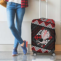 Taniko Aotearoa Luggage Cover Poutama Mix Piwakawaka