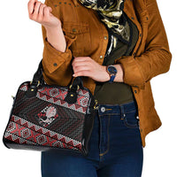 Taniko Aotearoa Shoulder Handbag Poutama Mix Piwakawaka