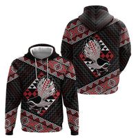 Taniko Aotearoa Zip Hoodie Poutama Mix Piwakawaka LT7 - Polynesian Pride