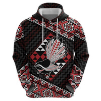 Taniko Aotearoa Zip Hoodie Poutama Mix Piwakawaka LT7 - Polynesian Pride