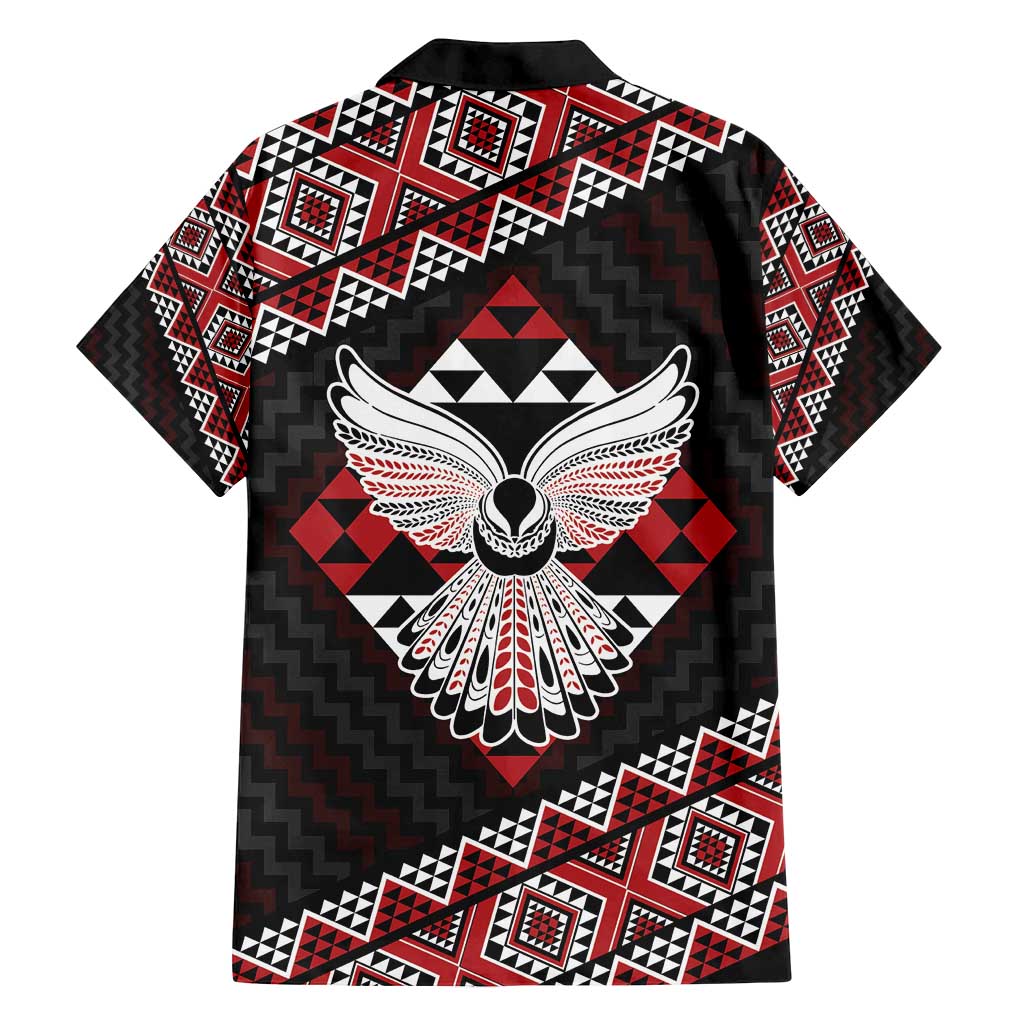 Taniko Aotearoa Family Matching Puletasi and Hawaiian Shirt Poutama Mix Piwakawaka - Ver02 LT7 - Polynesian Pride